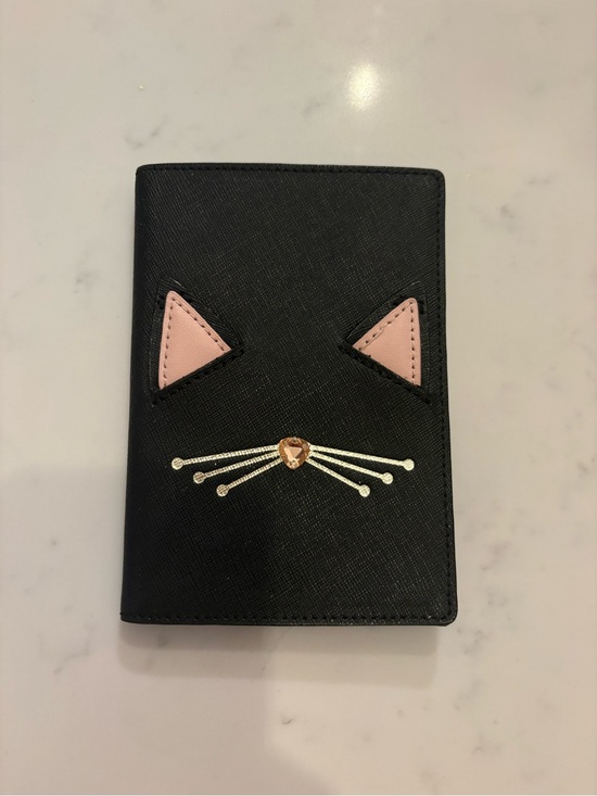kate spade Handbags - Kate Spade Black Cat Passport Holder